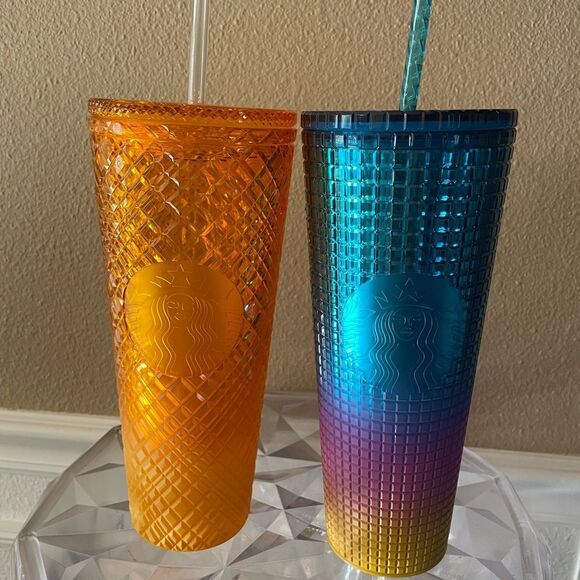 Starbucks Singleton Pride Rainbow Tumbler Mango Tumbler 24 Ounces - Picture 11 of 11